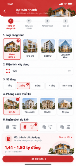 App xây dựng